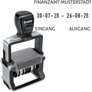 Trodat Professional 5466 PL 4.0 Doppeldatum