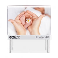 Colop Printer 40 Motivstempel Glückwunsch zur Geburt, Taufe, Geburtstag